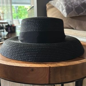 ASOS BLACK HAT WITH TIES / NEVER WORN / NWOT